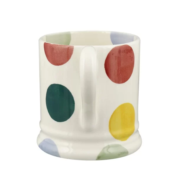 Giant Bold Polka Dot 1/2 Pint Mug: Where Size Meets Style! - Image 4