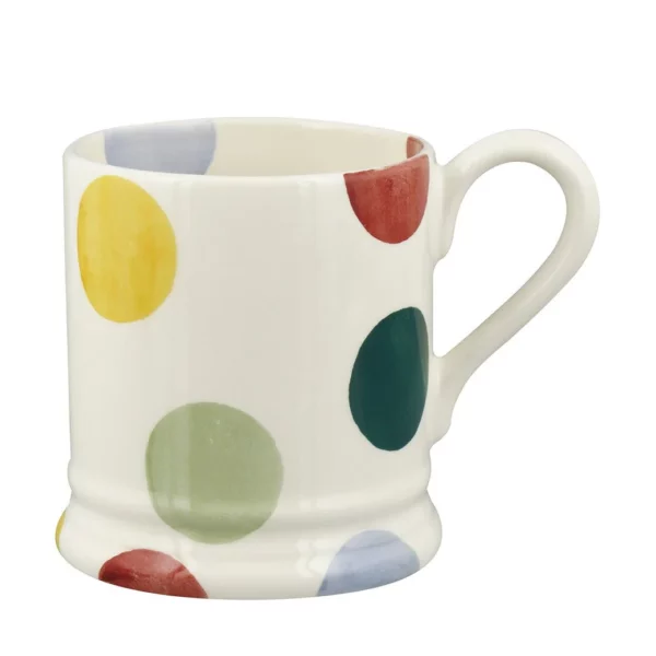Giant Bold Polka Dot 1/2 Pint Mug: Where Size Meets Style! - Image 3