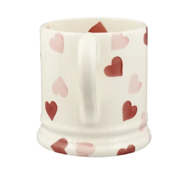Romantic Confetti Heart 1/2 Pint Mug: Handcrafted in Stoke-on-Trent with Love - Image 5